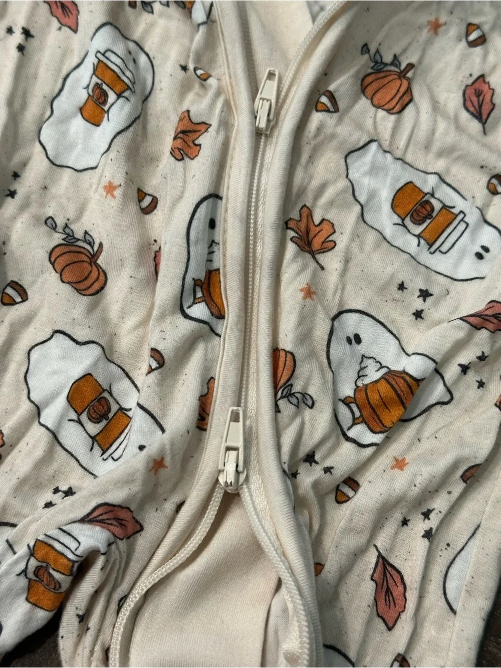 Little One Shop Cozy Halloween Kids One-Piece Bamboo Sleeper